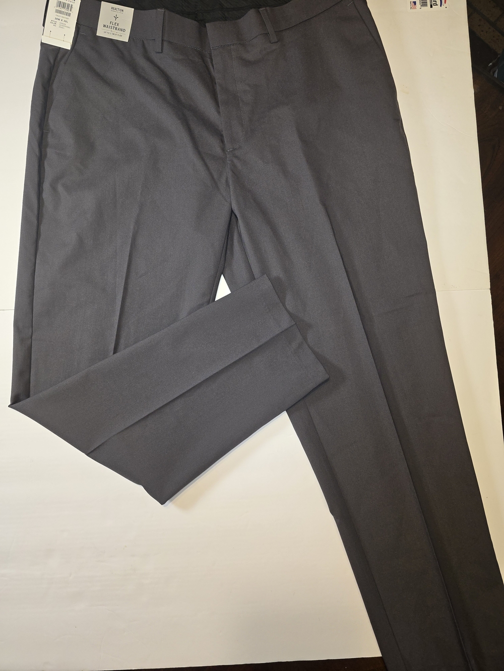Kenneth Cole Reaction Men's Dress Pants - Charcoal Gray